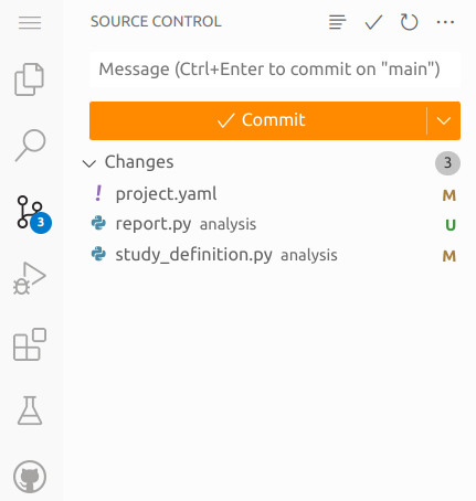 Opening Source Control in
Gitpod.